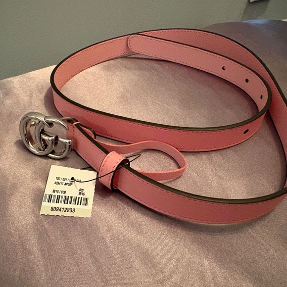Gucci GG Marmont Belt – Light Pink – Size 80 – 3cm Width – NWT main image 7